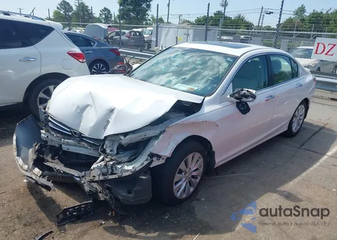 2014 Honda Accord Ex-L из США, поврежденный, VIN 1HGCR2F86EA159569